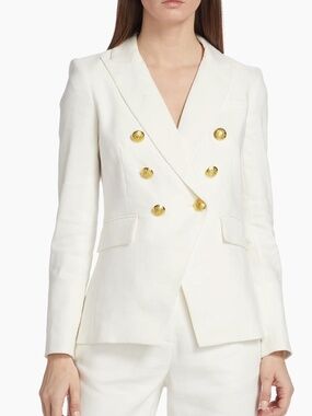 Veronica Beard miller  Dickey Jacket blazer 10 nwt Off White $698 linen